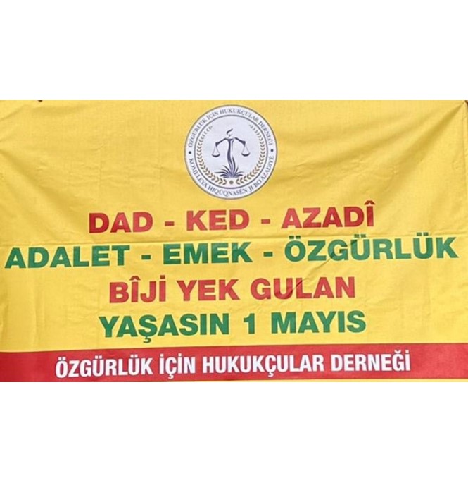 BARIŞ ve DEMOKRATİK TOPLUM ŞİARIYLA DÜNYA İŞÇİ SINIFINI SELAMLIYORUZ, 1 MAYIS,