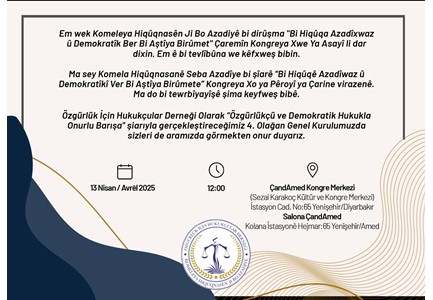 4. OLAGAN GENEL KURULA DAVET, ÖDH ,GENEL KURUL,