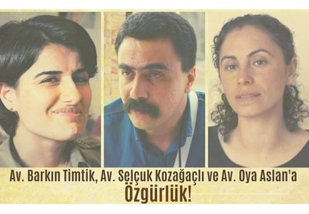 Devrimci Avukatlara Verilen Hukuka Aykırı Cezaları Kabul Etmiyoruz!, ÇHD KOZAĞAÇLI EBRU TİMTİK ADİL YARGILANMA,