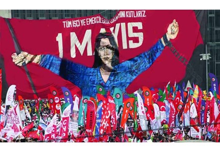 Yaşasın 1 Mayıs! Bijî Yek Gulan!, 1 Mayıs öhd işçi emekçi taksim 1977,